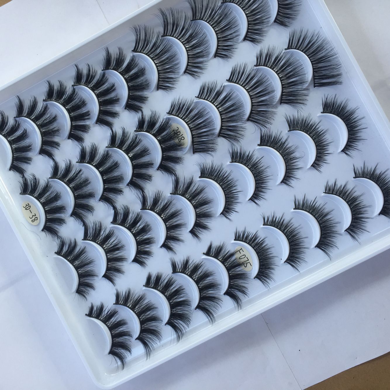 20 Pairs Of False Eyelashes Three-dimensional Multi-layer Mixed Eyelashes 20 Pairs Of False Eyelashes Three-dimensional Multi-layer Mixed Eyelashes